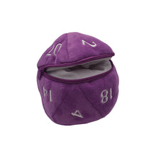 Load image into Gallery viewer, UP DICE BAG PURPLE D20 PLUSH
