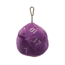 Load image into Gallery viewer, UP DICE BAG PURPLE D20 PLUSH

