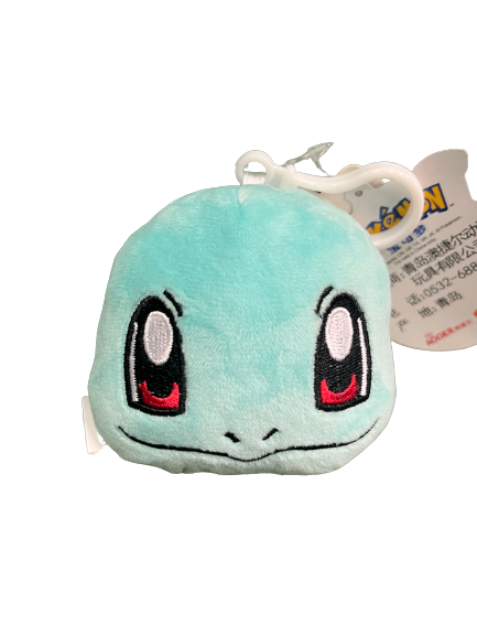 SQUIRTLE KEYCHAIN PLUSH 4IN