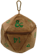 Load image into Gallery viewer, UP DICE BAG DND COPPER/GREEN D20 PLUSH
