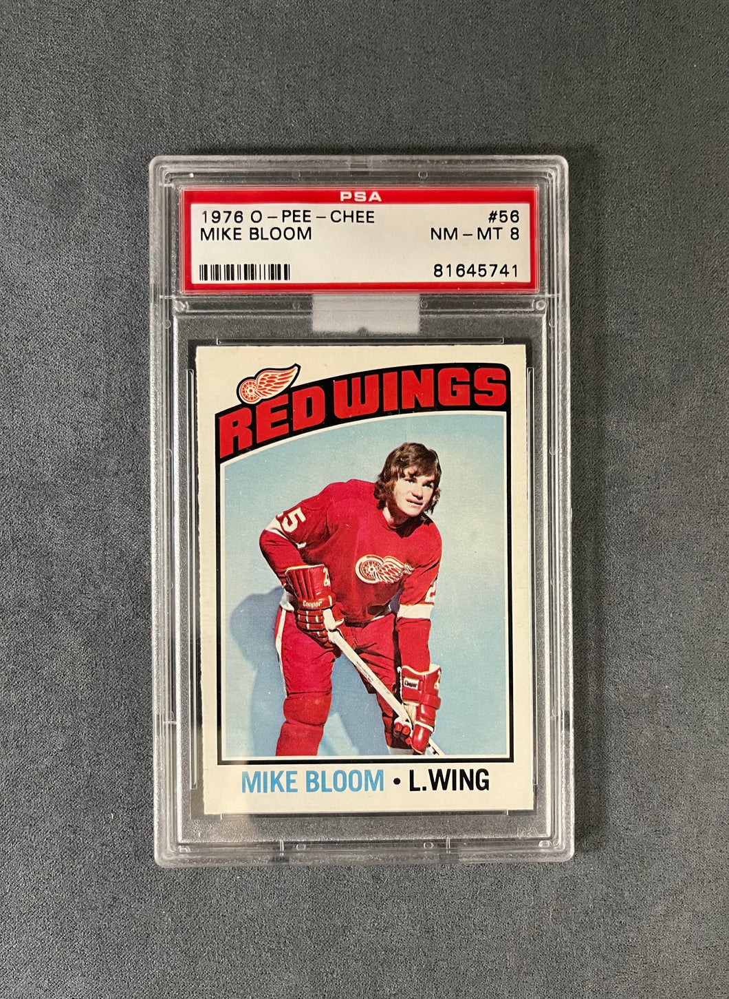 PSA 8 NM-MT #58 MIKE BLOOM 1976 O-PEE-CHEE