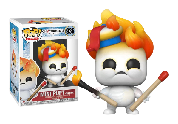 POP! MOVIES - GHOSTBUSTERS 936 - MINI PUFT (ON FIRE)